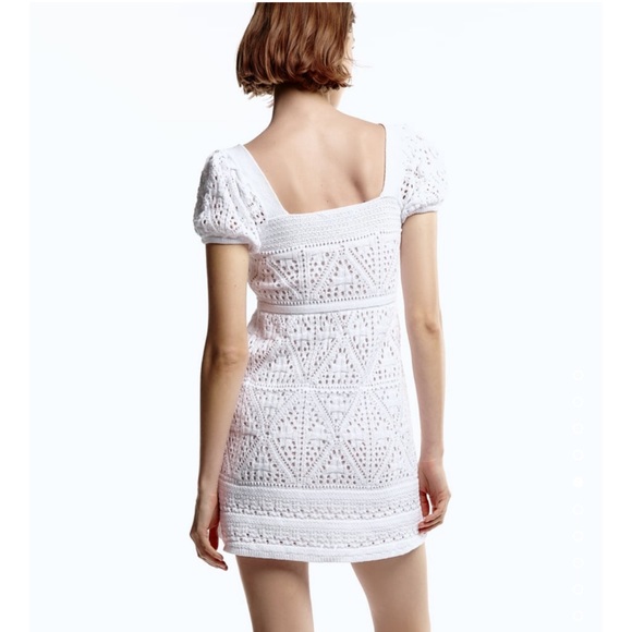 Zara Crochet Knit Dress - Picture 5 of 5